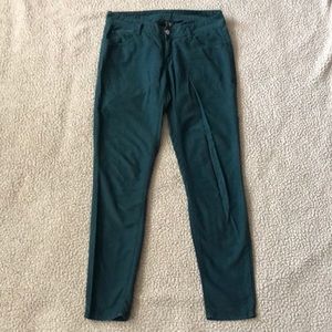 Armani Exchange forest green pants